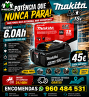 Bateria Makita 6ah 18v BL1860B Lítio-ion