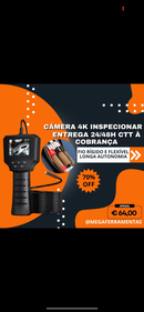 Câmera 4K inspecionar esgotos/mecânica automóvel