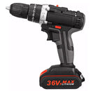 Aparafusadora Elétrica de impacto sem Fio 2 baterias 36v