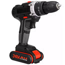 Aparafusadora Elétrica de impacto sem Fio 2 baterias 36v