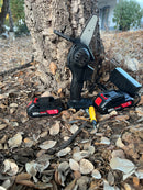 Mini Motoserra 2 baterias incluidas mais corrente suplente